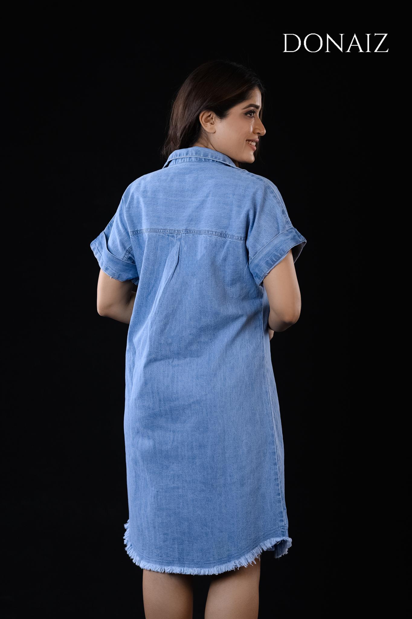 DONAIZ Two Pocketed Zipper Dress