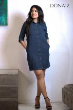 Casual Denim Shirt Dress